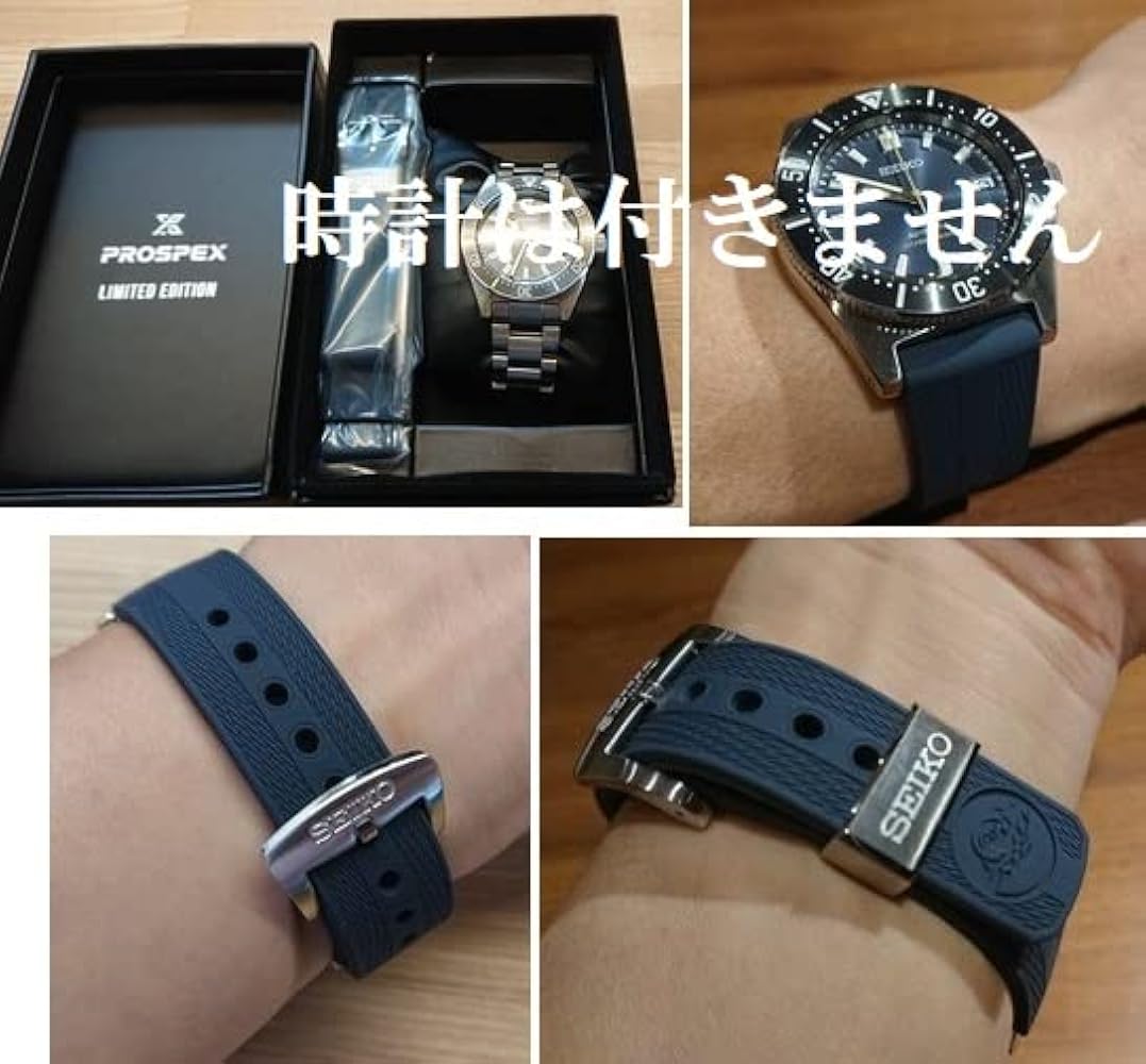 SEIKO 純正シリコンベルト20mm プロスペックス SBDC101等向け SEIKO セイコー 純正 バンド PROSPEX プロスペックス SBDC101